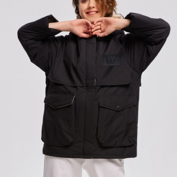 LIT Activewear Ivory Stouthearted Duck Down Jacket S read description - Picture 15 of 17